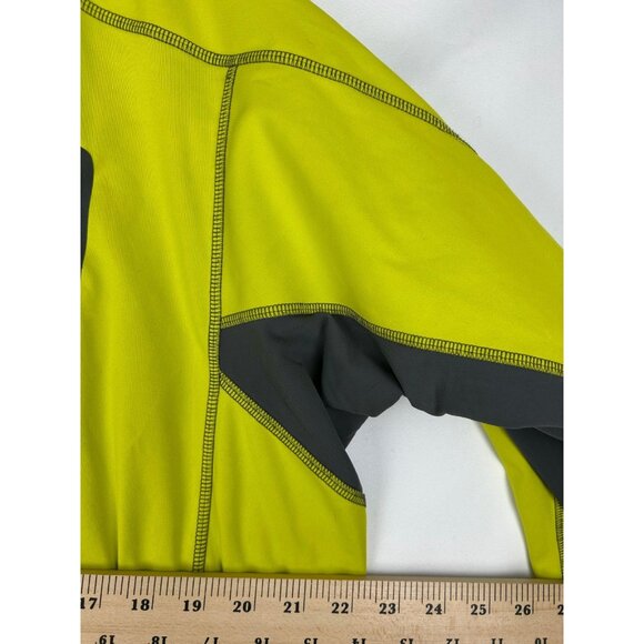 Salomon Advanced Skin Shield Men's XXL Yellow & Gray Full-Zip Jacket Reflective - Picture 6 of 16